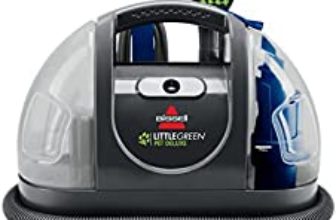 Bissell Little Green Pet Deluxe Portable Carpet Cleaner, 3353, Gray/Blue