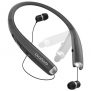Bluetooth Headphones, AMORNO Foldable Wireless Neckband Headset with Retractable Earbuds