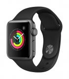 Apple Watch Series 3 – Space Gray Aluminium Case with Black Sport Band