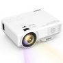 Mini Projector 1080P Supported, 2600 Lumens HD Video Projector with 176” Projector Size
