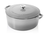 Cuisinart Cast Iron Casserole, Grey Gradient