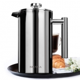 Secura 1500ML French Press Professional Rust Proof Coffee Maker 18/10 Bonus Stainless Steel Screen 2 Year Warranty