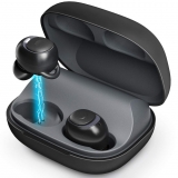 Bluetooth 5.0 Wireless Earbuds – MEBUYZ TWS 3D Stereo Sound Headphones, 60 H Playtime with Charging Box, True Wireless Built-in Mic Hands Free Call in-Ear Earpiece, Waterproof Sport Earphones Headset