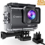 Crosstour Action Camera Ultra HD 4K 20MP WiFi Underwater Camera