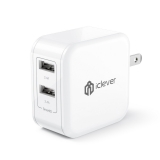 iClever BoostCube 2nd Generation 24W Dual USB Wall Charger with SmartID Technology