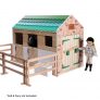 Lottie Dolls Wooden Stable Play set