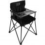 ciao! baby Portable High Chair for Travel, Fold Up High Chair with Tray, Black