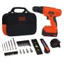 BLACK+DECKER 20V MAX Drill & Home Tool Kit