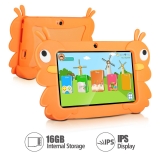 7 Kids Tablet with Case Android Kids Tablet Quad Core 7inch Kids Tablet with Bluetooth WiFi Dual Camera, HD Kids Edition Tablet Parental Control 1GB/16GB Storage