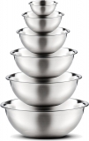 Stainless Steel Mixing Bowls by Finedine (Set of 6)