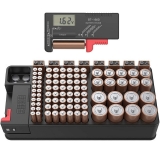 Battery Organizer Storage case with Tester