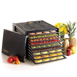 Excalibur 3926TB 9-Tray Electric Food Dehydrator with Temperature Settings, 9-Tray, Black