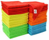 Assorted Microfiber Cleaning Cloth x50 in a pack